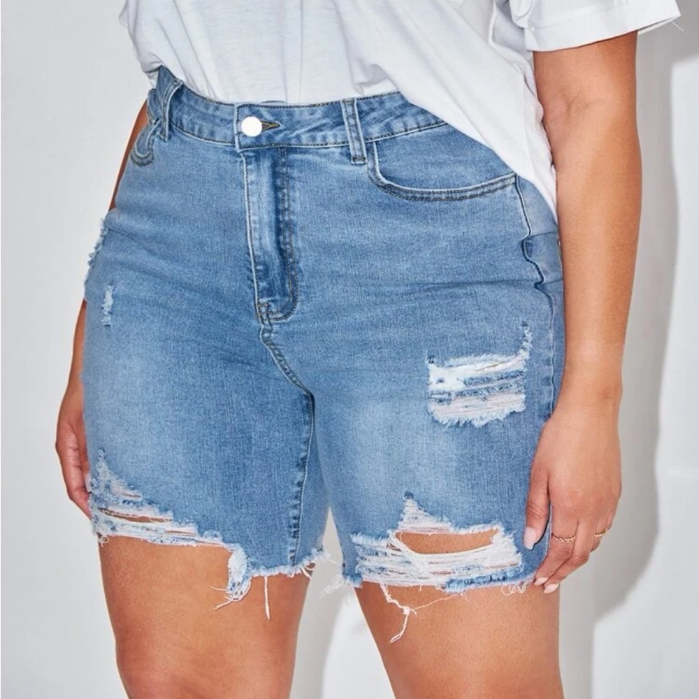 Shein Ripped Jean Shorts